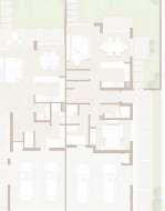 35 متر مربع / 2,329 قدم مربع 3 غرف نوم + غرفة خادمة - الوحدة المتوسطة المساحة اللكية: 180.