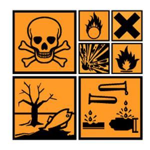 Hazardous materials can cause Health Hazards أمثلة لبع المواد الخطرة المسببة لمخاطر صحية Carcinogens. Toxic materials. Corrosive materials - such as acids.