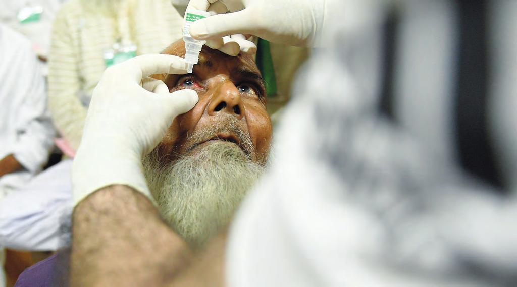 الجمعة ١٥ من مايو ٢٠٢٠ محليات اإلمارات اليوم 03»نور دبي«وفرت عالجا ل 6 ماليين شخص يعانون»التراخوما«المسبب للعمى 7.