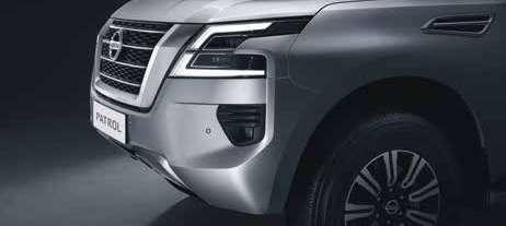 As a result of its distinctive appearance and high luminescence, the Rhombus LED headlights enhance the Nissan Patrol s statement in luxury.