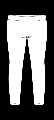 Choice of wide-leg pants or navy dress (school pinafore) بنطلون
