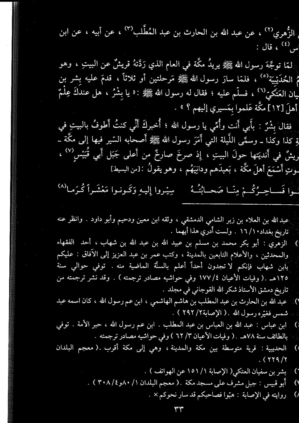 رس یک هج ةنس يلاوح يفوت. هنم ةيضاملا ة نسلاب ملعأ ادحأ نودجت ال مكنإف باهش نباب نيثدحملاو مالعألاو نيعباتلا ةنيدملاب» بتكو رمع نب دبع زيزعلا ىلإ قافآلا : مكيلع.