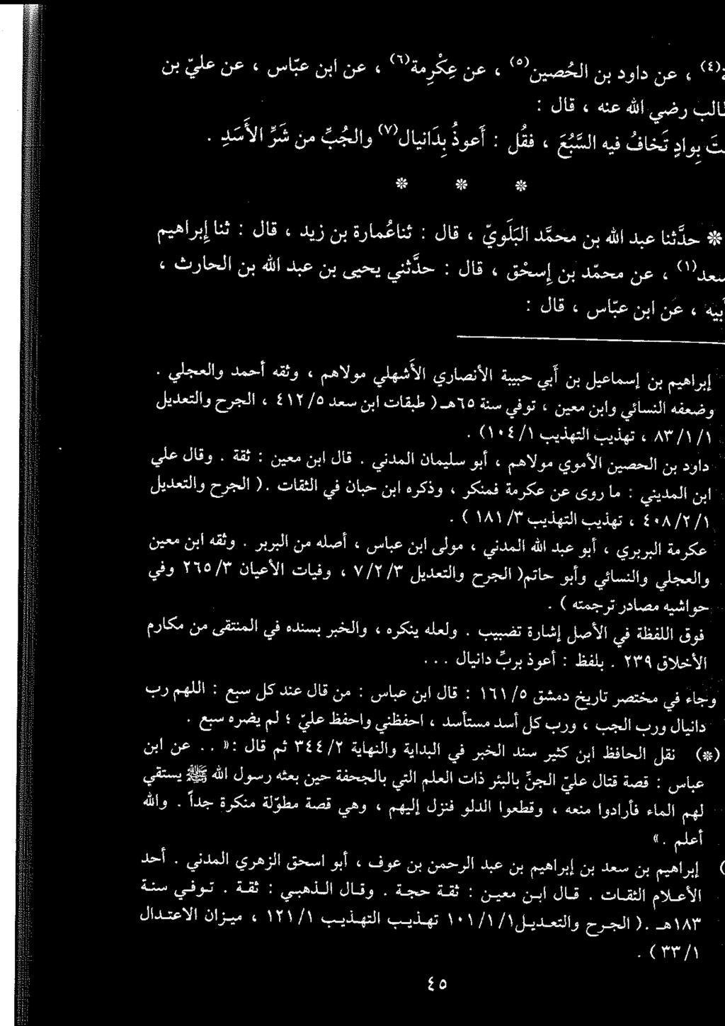 دعس» نع د محم نب قخسإ» لاق : ينئ دح نبهللادبعنبیبحی ثراحلا ء ميهاربإ انث : لاق» ديز نب ةرامغعانث : لاق» يول بلا د محم نب هللا دبع انث دح #.. ےس اف,E Uu (o) A,.