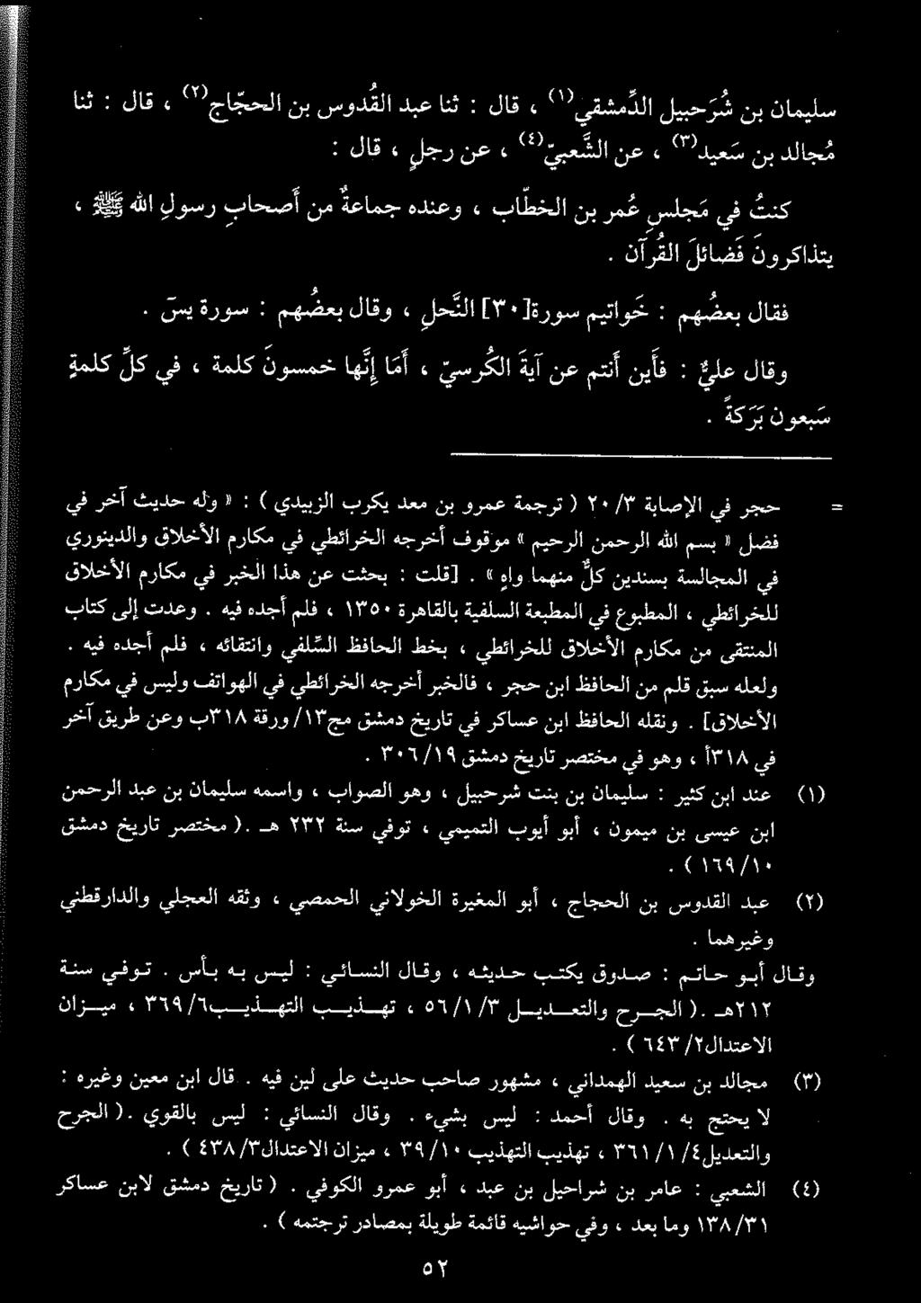 . هيف هدجآ ملف» هئاقتناو يفل سلا ظفاحلا طخب <«يطئارخلل قالخألا مراکم نم ىقتنملا مراكم يف سیلو فتاوهلا يف يطئارخلا هجرخأ ربخلاف» رجح نبا ظفاحلا نم ملق قبس هلعلو يروتيدلاوقالخألامراكم يف