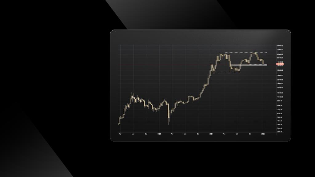 المصدر : tradingview.com Bitcoin vs US Dollar, 1W تحليل فني بعد االرتفاع الهائل في الربع األخير كانت البتكوين تحت ضغط من األسبوع الثاني من نوفمبر حتى نهاية العام.