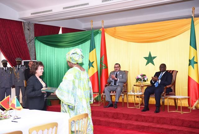 الملك والرئيس السنغالي