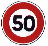 Speed Limit Limitation de vitesse 56- أفضلية المرور للسيا ارت القادمة من الجهة المقابلة Give way