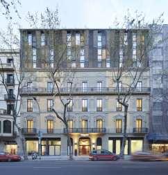 Hotel Vincci Gala Barcelona حالة د ارسية أجنبية لفندق مستدام :1.4, المصدر: موقع )Arch daily شكؿ رق Vincci,)1-4( Hotel Location: Ronda de Sant Pere, 32, 08010 Barcelona, Barcelona, Spain.