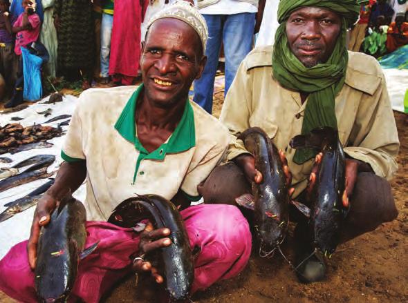 تتيح بركة أسماك تم تعميقها الصيد للمجتمعات المحلية أ لهدا تجارية ي وارا وارا بالنيجر WFP/Tim Dirven خاصة عند النظر إىل املستهلكني ذوي الدخل املحدود.
