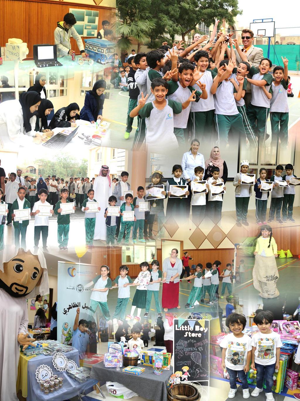 28, Theme of the month awards Workshop in Sharjah city ( Reading Month) Feb 22, Sheikh Zayed Morning Assemblies lead by our students It is always great to see your participation in our daily routines