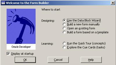 احملاضرة الثانية : Developer 6i ا اع خ ا ز ر ى ب ػ ثشا ظ ٠ زخبىت ث ب ا ) )User غ لبػذح ا ج ١ ب بد ٠ ؾز ا ؼذ ٠ ذ ا جشا ظ )األد اد( ا غبػذح ف أ ساو ض : Graphics Builder Report Builder Form Builder... ئ خ.