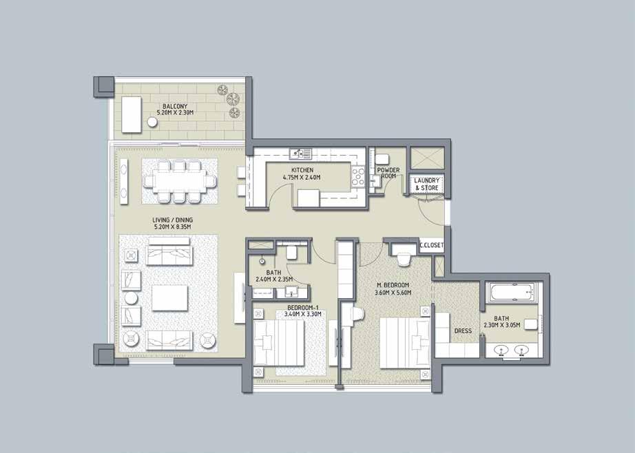 4; Actual suite area may vary from the stated area. Drawings not to scale. The developer reserves the right to make revisions.