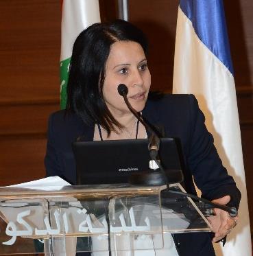 السيدة سامية جابر - رئيسة مجموعة لبنان في جمعية المدن المتحدة فرنسا )CUF( وعضو مجلس مقاطعة بيلفور وأشارت السيدة سامية جابر رئيسة مجموعة لبنان في جمعية المدن المتحدة فرنسا )CUF( وعضو مجلس مقاطعة