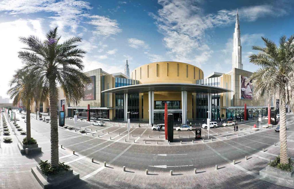The Dubai Mall Where style becomes a living statement Spanning over 12 million square feet, The Dubai Mall is the world s largest shopping and entertainment destination, boasting 1,200 high-end