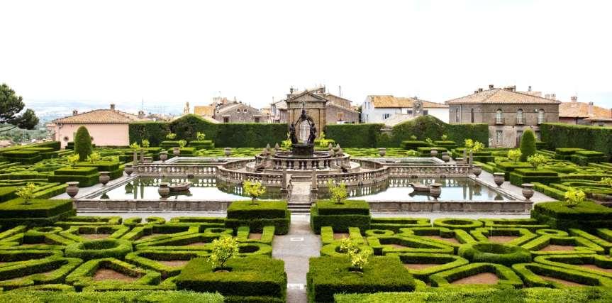 أمثلة لحدائق عصر النهضة االيطالية ) Villa Lant Gardens( حدائق فيال