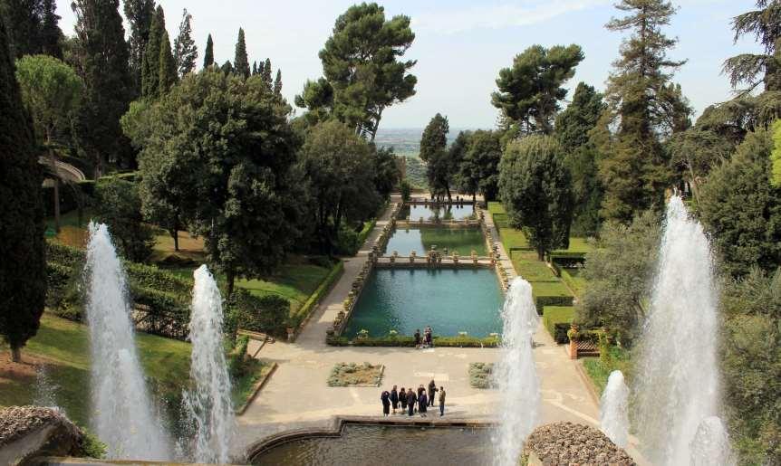 أمثلة لحدائق عصر النهضة االيطالية ) Villa Lant Gardens( حدائق