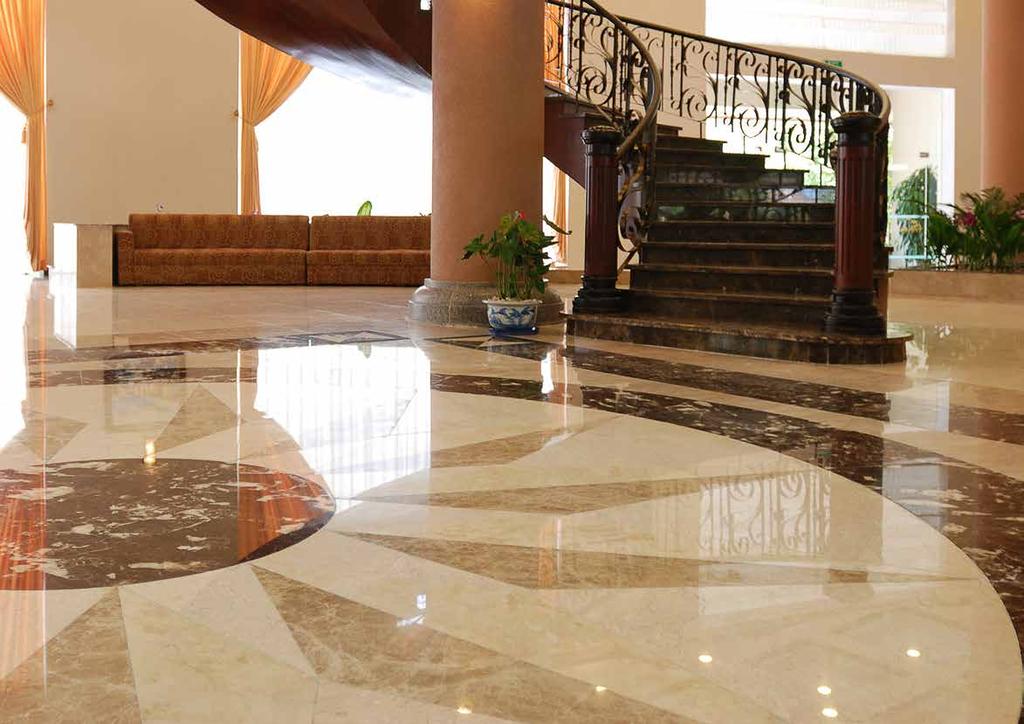 2- Rukhamia for Marble & Granite The polished marble floor is widely treasured for its beautiful marbled pattern and the many varying hues.
