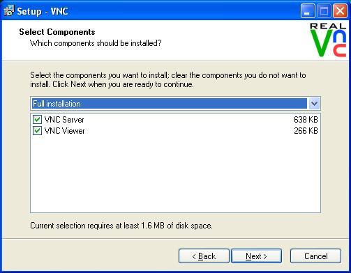 ال VNC ا و ال Virtual Network Computing هو نظام للوصول ا لى الا جهزة والتحكم فيها فيها عن بعد في بيي ة رسومية تنقل ما يحدث بشكل فوري تعتمد طريقة عمل اتصال VNC بسيط بين جهازين على تثبيت برنامج في